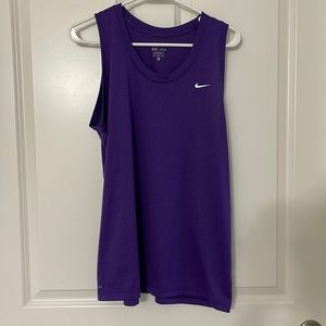 Nike Dri-Fit Women’s Tank Top - Purple - Size XL
